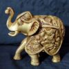 Brass Elephant Trunk Up 4.5 Inch