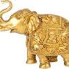 Brass Elephant Trunk Up 7 Inch