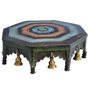 Brass Coloured Chowki 