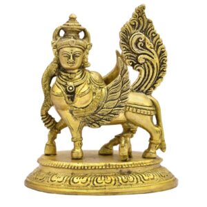 Brass Kamdhenu Cow  6 Inch