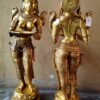Brass Deep Laxmi Welcome Lady 44 Inch