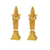 Deep Laxmi Pair Of Decorative Religious Table Statue In Brass