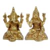 Brass Ganesh Laxmi Set  2.5 Inch