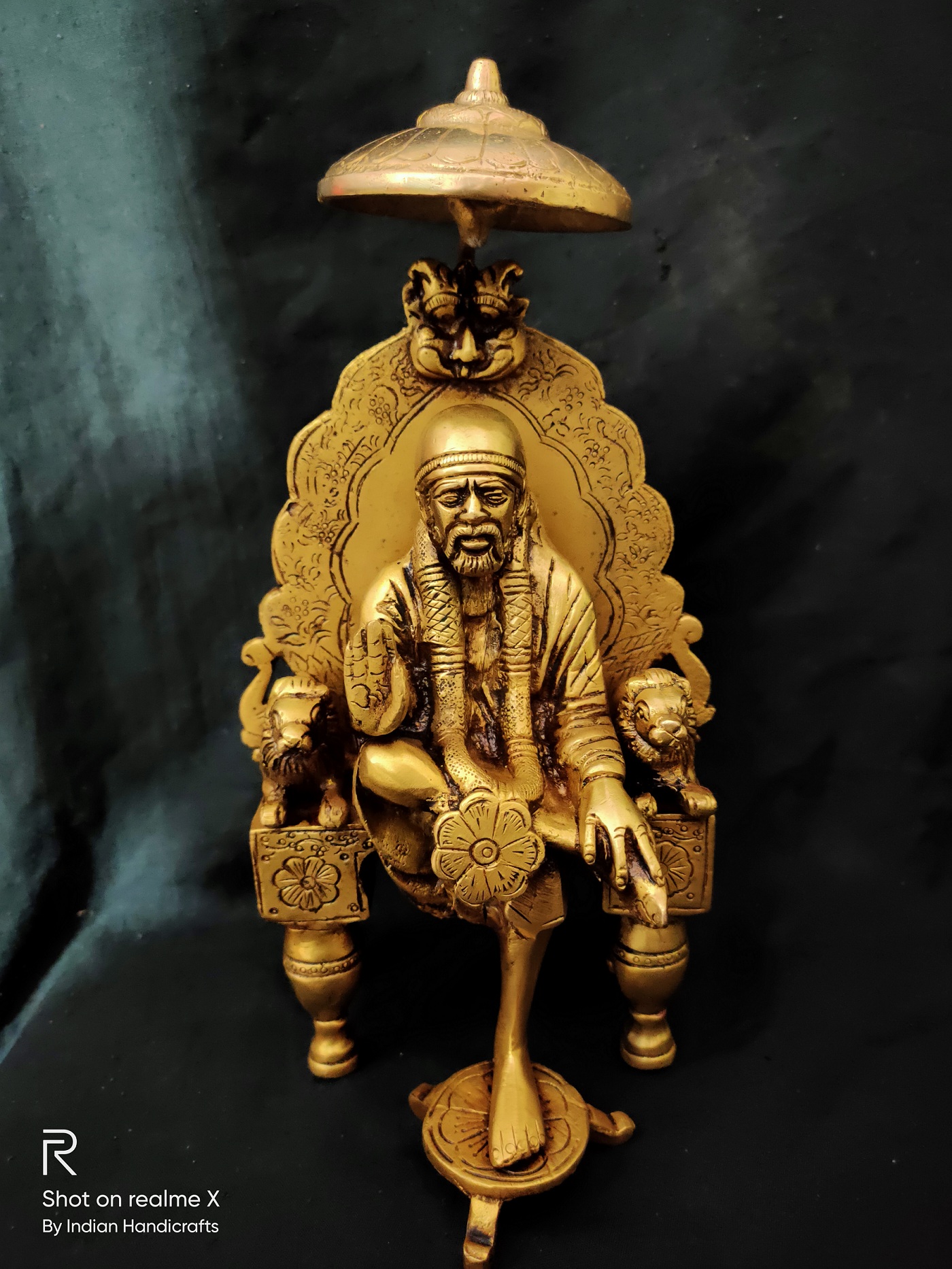 Brass Sai Baba 5 Inch