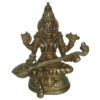 Brass Saraswati Statue  5 Inch