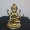 Brass Saraswati Statue  8 Inch