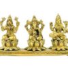 Brass Saraswati Statue  3 Inch