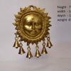 Brass Sun Mask Wall Hanging