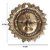 Brass Smiling Surya Wall Hanging