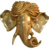 Brass Ganesh Face Wall Hanging