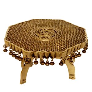 Brass Made Stand Decorative Pooja Chowki