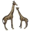 Brass Giraffe Animal Figure