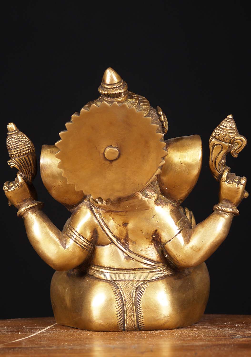 Brass Ganesha Statue 9"