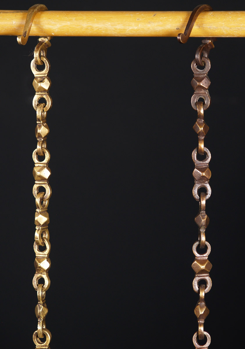 Brass Peacock Bell 12 inch