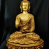 Brass Buddha Life Story statue 15 Inch