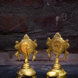 Conch Shell Oil Lamps