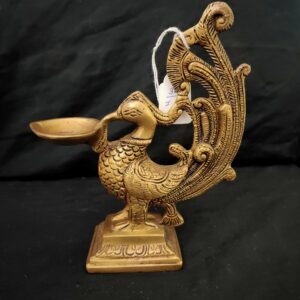 Brass Diya Peacock Anna Style | Deepak | Oil Lamp