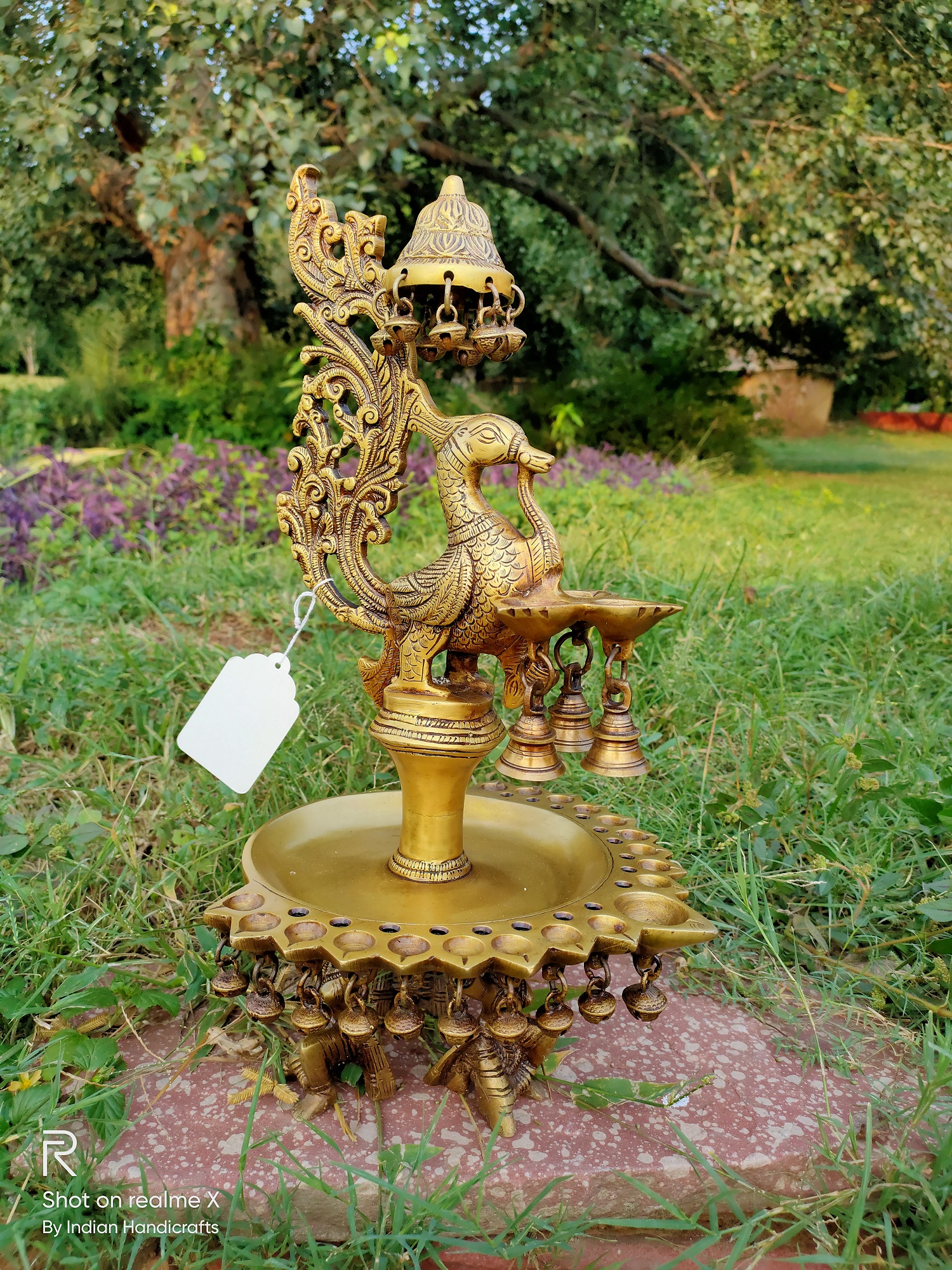 Brass Diya Peaccok Ghungru Lamp| Deepak | Oil Lamp