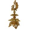 Decorative Showpiece Oil Lamp With Peacock – Table Diya Stand