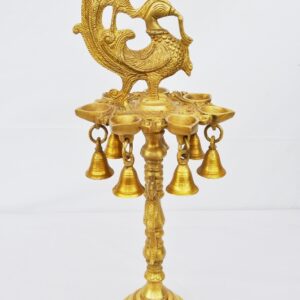 Hand Carved Brass Metal Deepak For Entrance/Temple/Event
