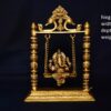 Brass Ganesh relaxing on a Jhula | Swing  10 inch