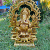 Brass Ganesh Prabhawali 13 Inch