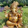 Brass Ganesh Pagdi | Mukut Statue