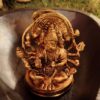 Brass Hanuman | Bajrang Bali | Panchmukhi Hanuman 4 Inch Sitting