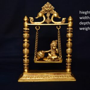 Brass Krishna | Bal Gopal Jhula | Swing 10 Inch
