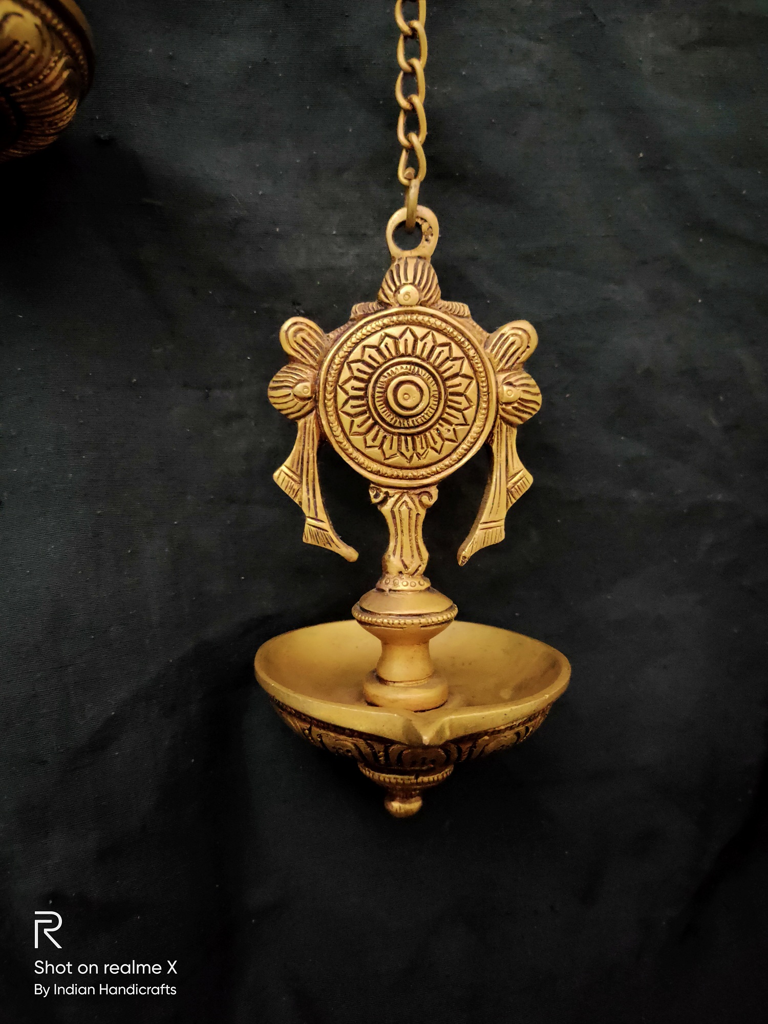 Oil Lamp Hanging Shankh Design