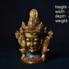 Brass Tara Sitting  6 Inch