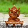 Lord Ganesh Kadam Wood Murti 12 inch