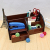 Mango Wood Desk Organizer